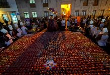 Fotogalería | Querétaro presenta el primer ‘Mosaico Monumental de Pan de Muerto’ en Jardín Guerrero