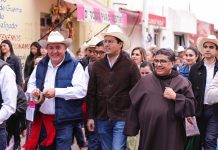 «Chepe» Guerrero y autoridades eclesiásticas encabezaron la Pega de Bando