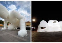 Querétaro se convierte en escenario de gigantes con la invasión luminosa de Amanda Parer