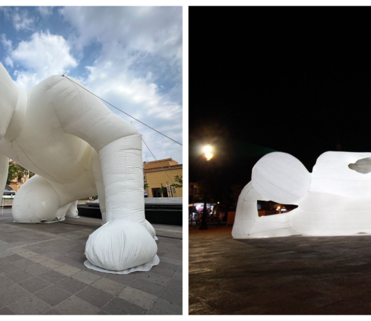Querétaro se convierte en escenario de gigantes con la invasión luminosa de Amanda Parer