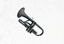 Exhiben legado musical en Pinal de Amoles, trompeta histórica de los años 60