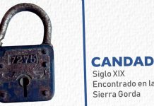 Museo Comunitario de Pinal de Amoles presenta un candado del siglo XIX como Pieza del Mes
