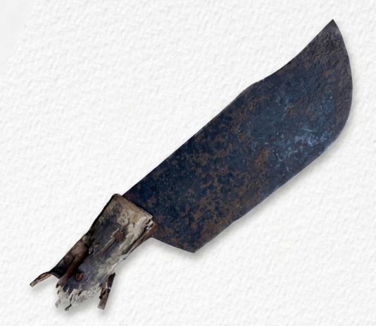 Machete forjado del siglo XIX es nombrado la “Pieza del Mes” en Pinal de Amoles