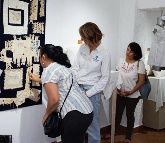 Ana Paola López Birlain inaugura exposición dedicada a la randa en la Sierra Gorda