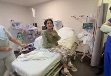 Alejandra Guzmán sufre caída en el escenario y aclara su estado de salud
