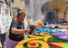 Fotogalería | Bendicen y colocan frontal festivo en honor a la Santísima Cruz de los Milagros