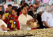 Celebran el día principal de la Semana Mayor en honor a San Miguel Arcángel, en Tolimán