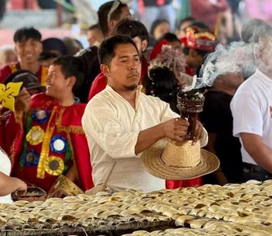 Celebran el día principal de la Semana Mayor en honor a San Miguel Arcángel, en Tolimán