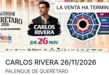 Carlos Rivera agota boletos para el Palenque de la Feria de Querétaro en tan solo unas horas