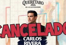 Carlos Rivera cancela de manera definitiva su presentación en la Feria de Querétaro 2026 por cirugía en cuerdas vocales