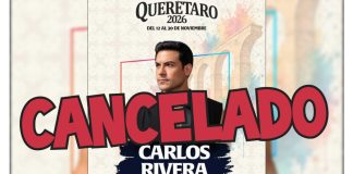 Carlos Rivera cancela de manera definitiva su presentación en la Feria de Querétaro 2026 por cirugía en cuerdas vocales