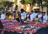 Más de 3 mil 200 piezas de pan representaron los nueve niveles del Mictlán en el Centro Histórico de Querétaro