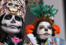 Reúne arte y creatividad la Secretaría de Seguridad Pública municipal de Querétaro en concurso de Catrinas y Catrines